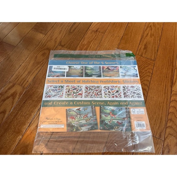 New Melissa & Doug Reusable Sticker Pad - Prehistoric - FSC-Certified Materials - Picture 11 of 12
